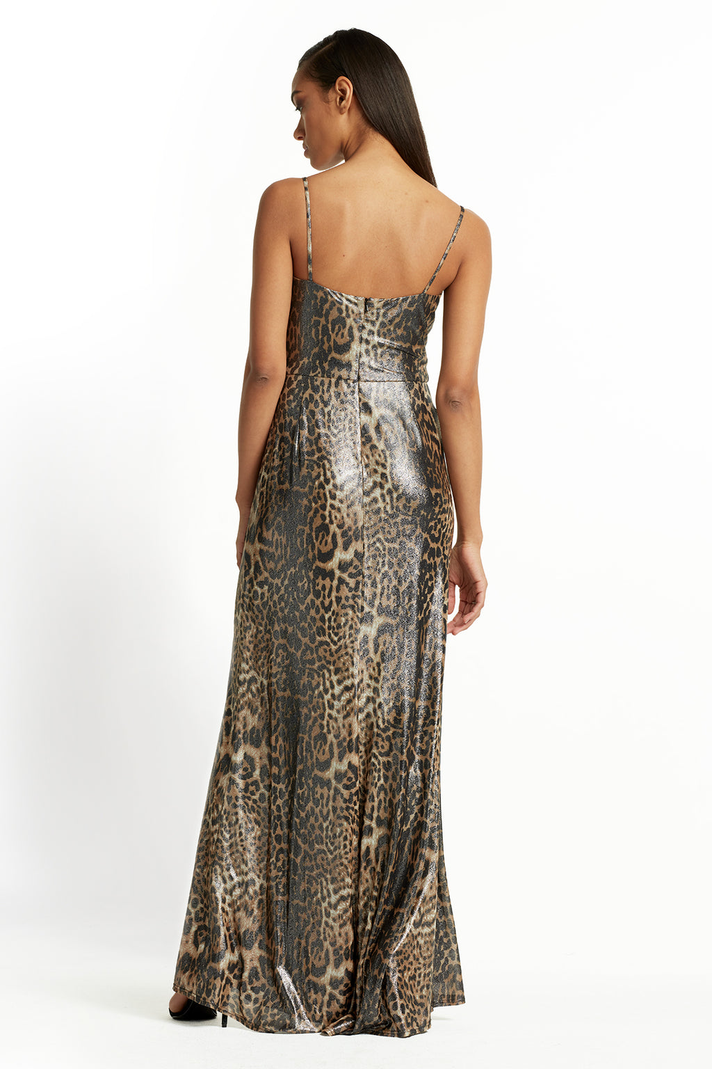 Gunnar Animal Print Slip Dress