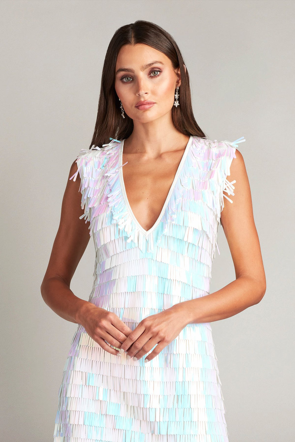 Birdie Sequin Fringe Mini Dress