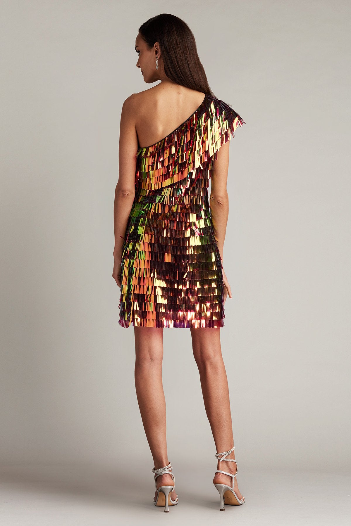 Bina Sequin Fringe Mini Dress