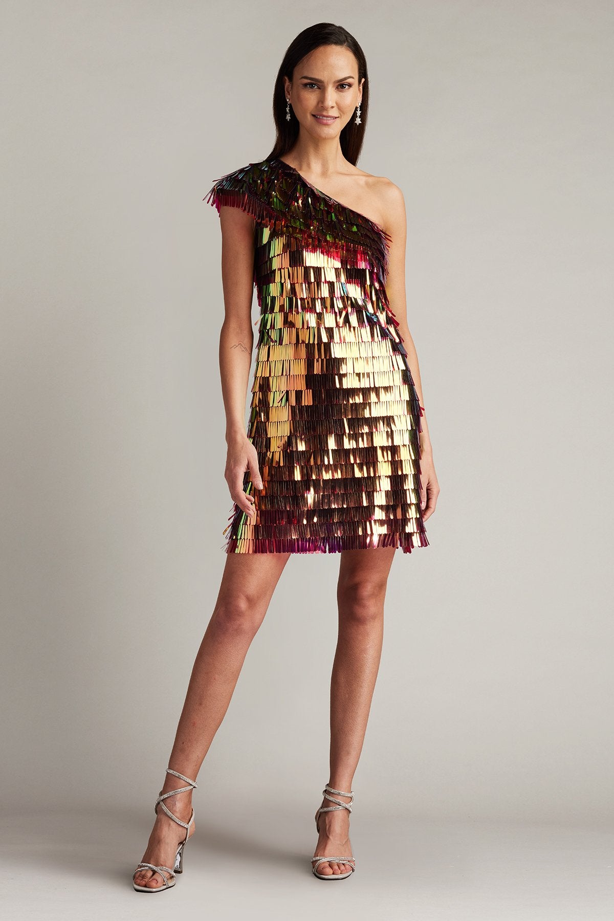 Bina Sequin Fringe Mini Dress – Tadashi Shoji Official Online Boutique