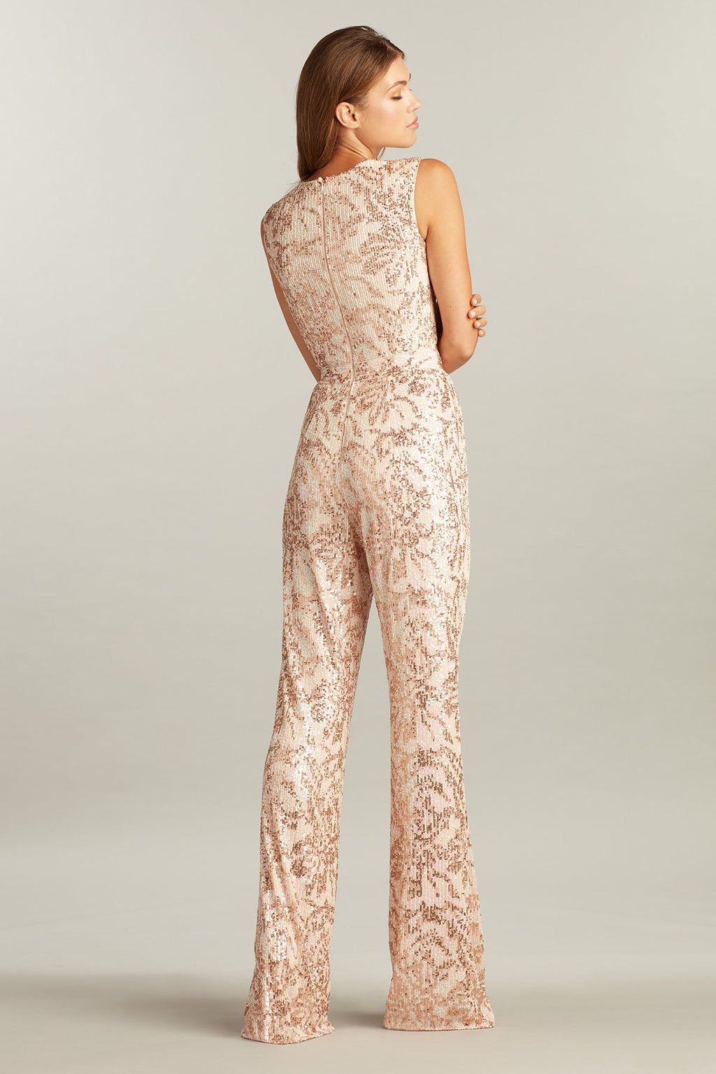 Agnes Rose Jacquard Dress