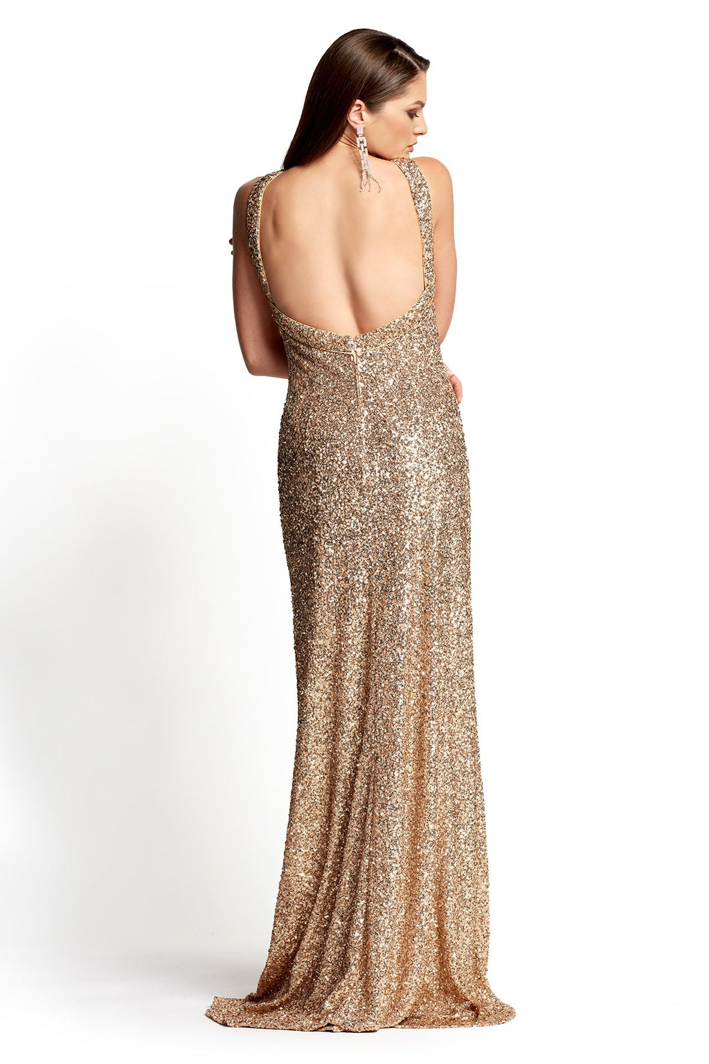 Hawke Sequin Mesh Gown