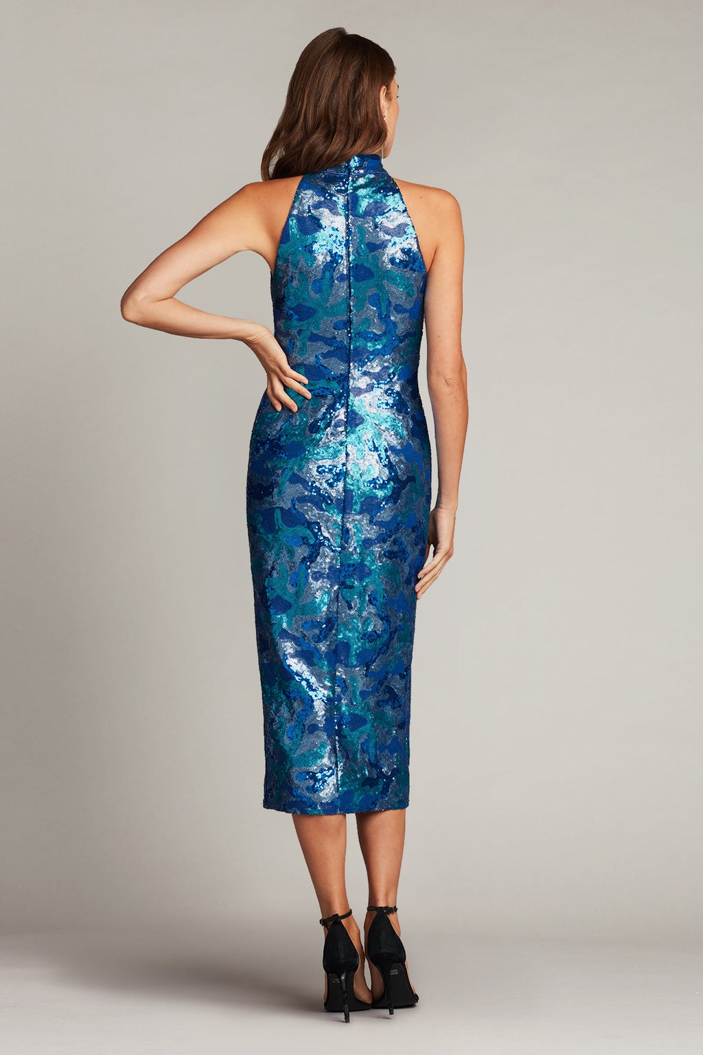 Daya Sequin Knit Midi Dress