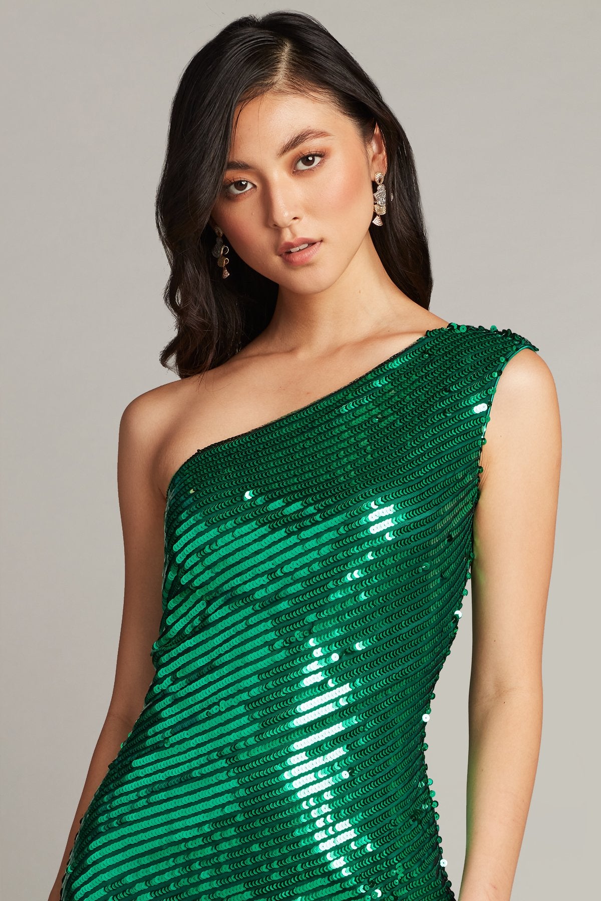 Liv One-Shoulder Sequin Mini Dress
