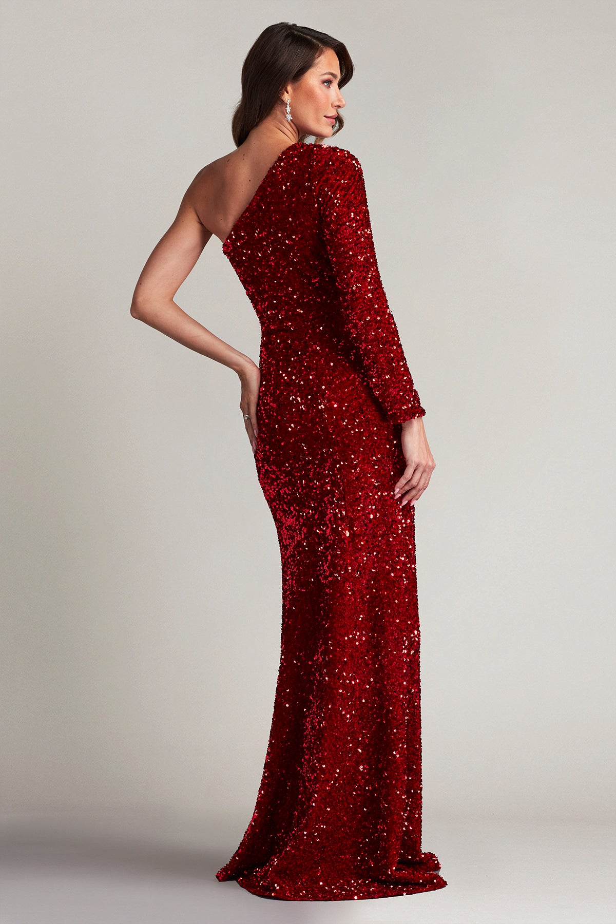 Tera Sequin Velvet Gown
