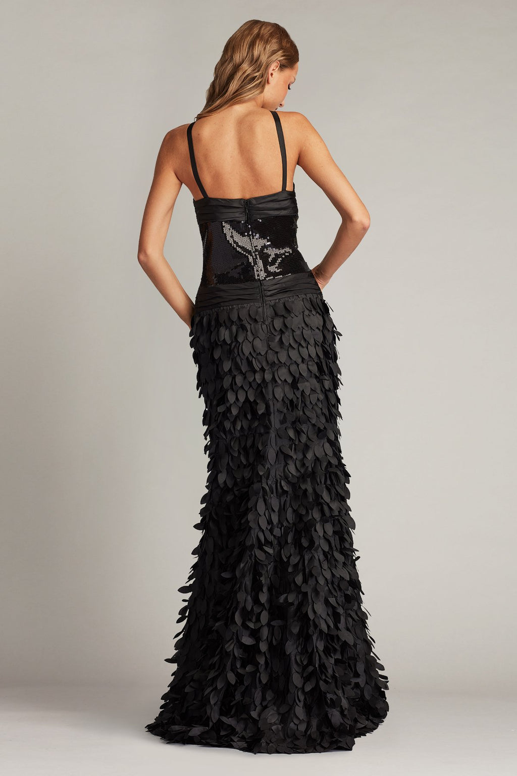 Kinley Textured Sequin Gown