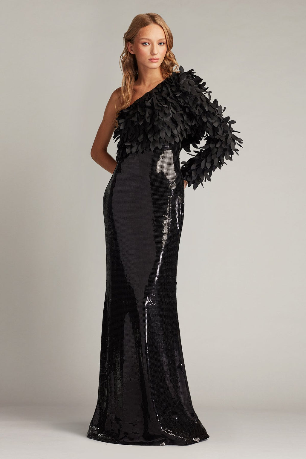 Devi Textured Sequin Gown