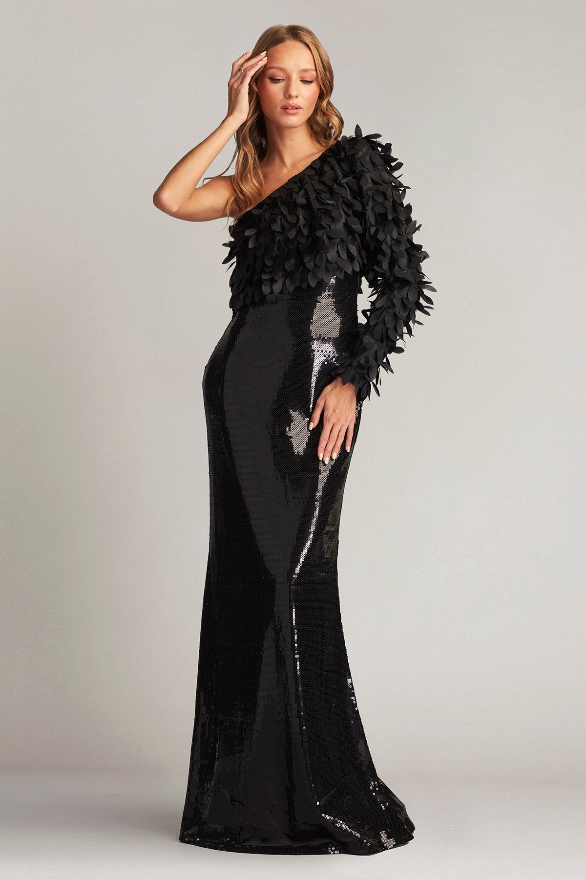 Devi Textured Sequin Gown