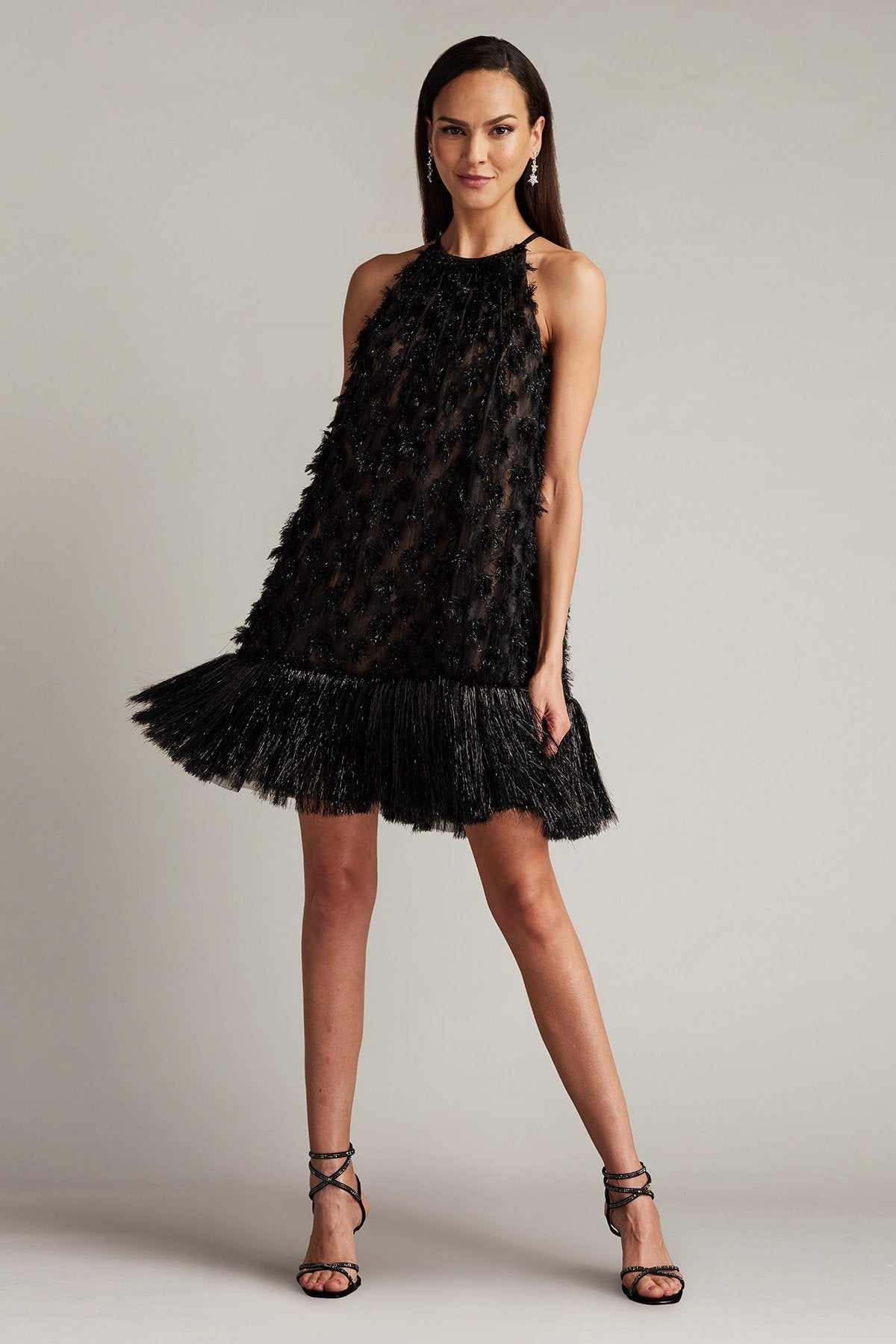 Prima Sequin Tulle Trapeze Mini Dress – Tadashi Shoji Official Online Boutique