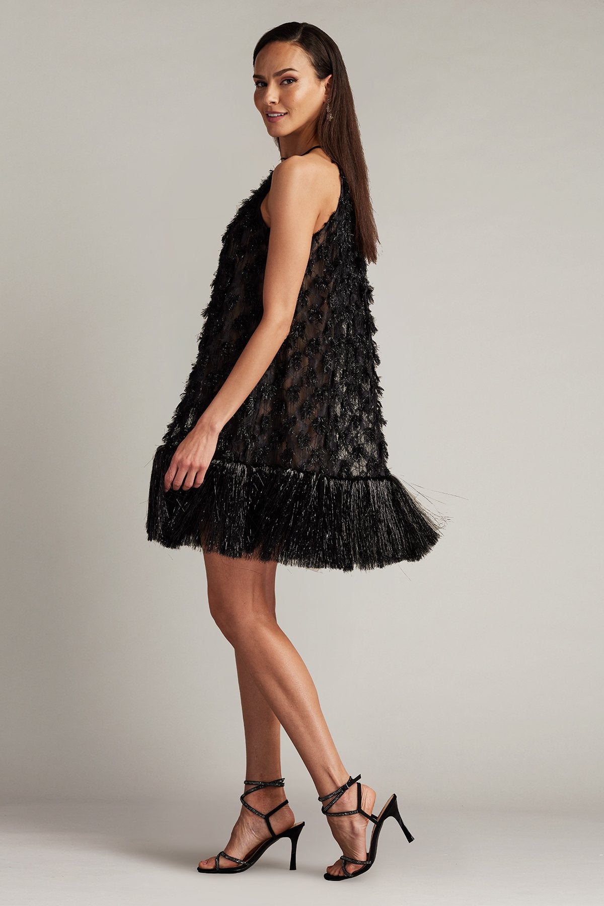 Prima Sequin Tulle Trapeze Mini Dress – Tadashi Shoji Official