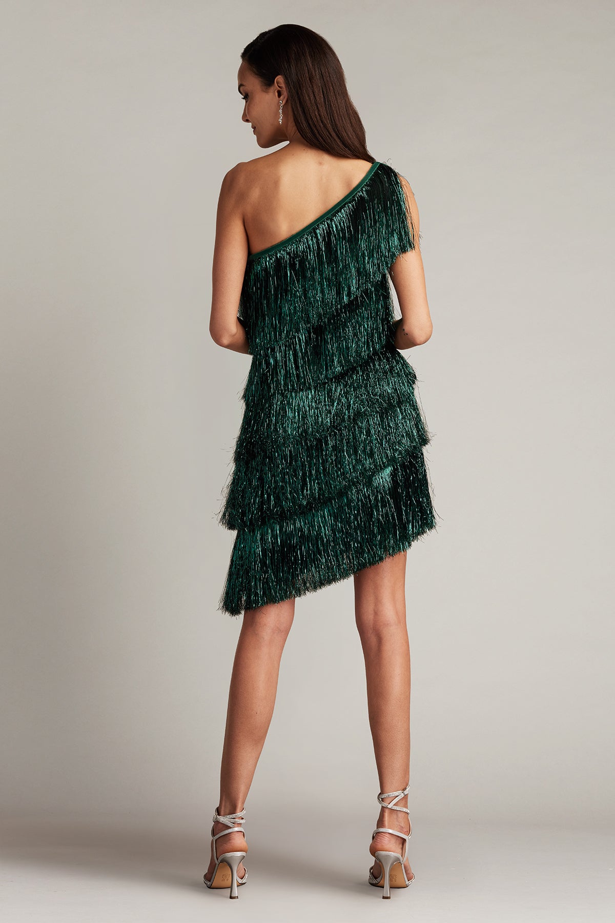 Sonny Metallic Fringe Mini Dress