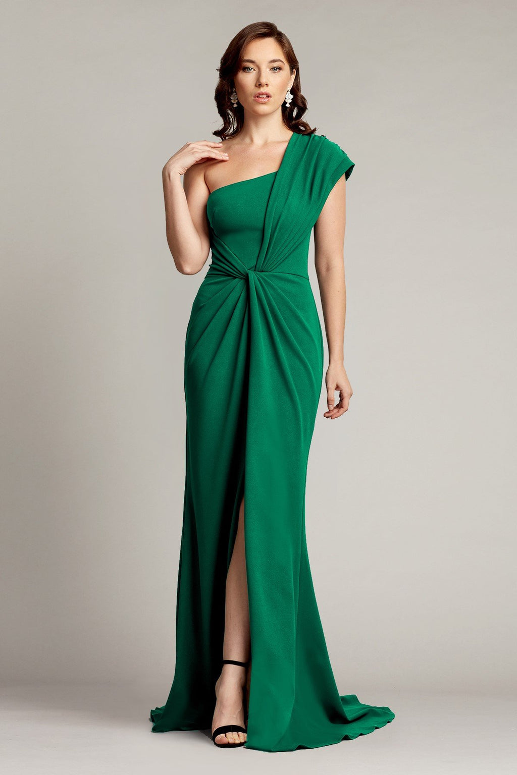 Bristol Draped Twist Knot Gown