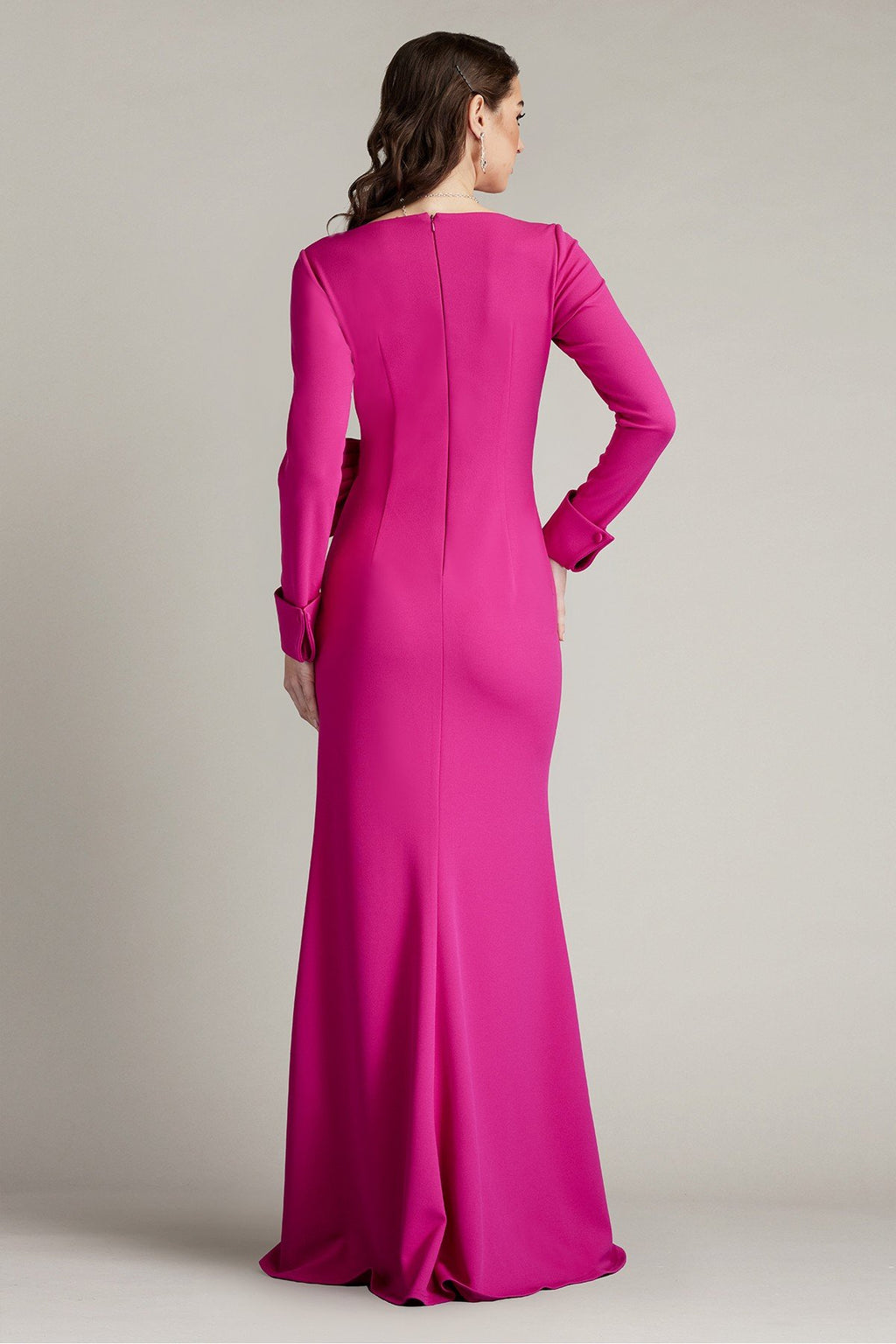 Weldon Draped Half Bow Gown