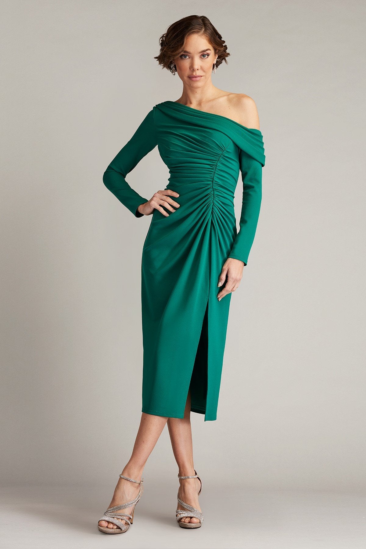 Blume Gathered Midi Dress
