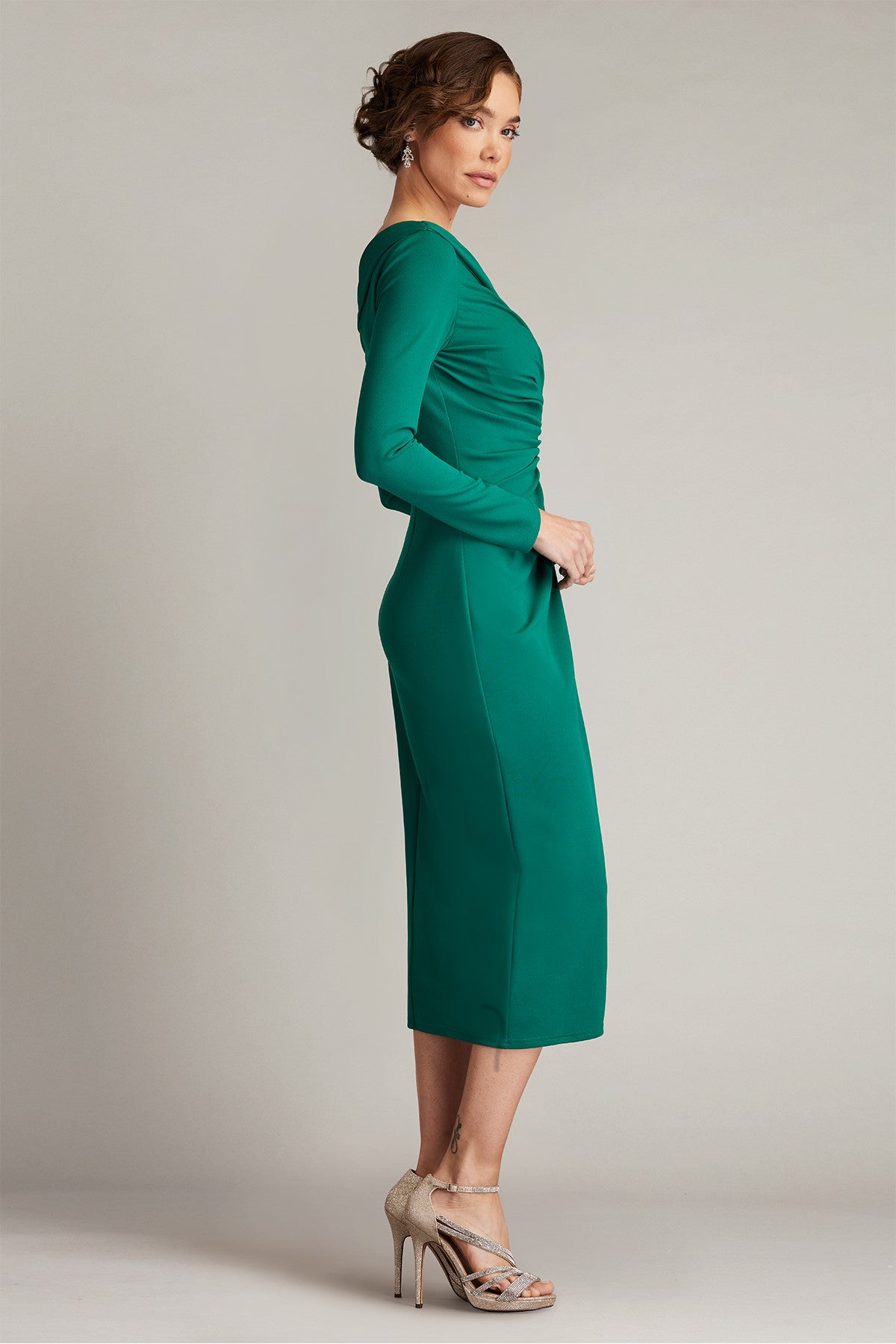 Blume Gathered Midi Dress