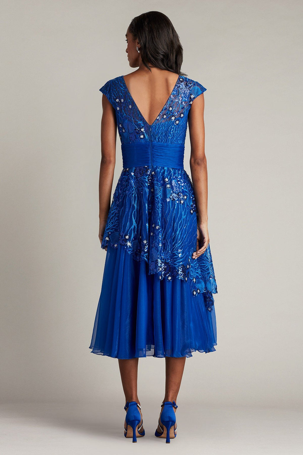 Brighton Sea Embroidered Midi Dress
