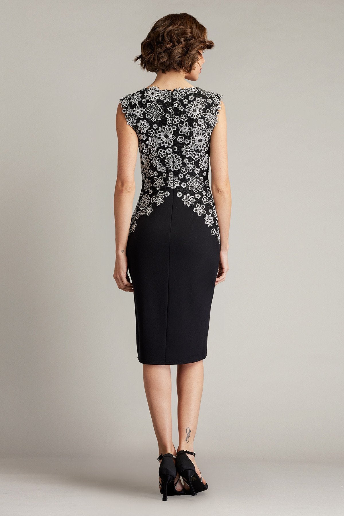 Kiran Floral Embroidered Cocktail Dress