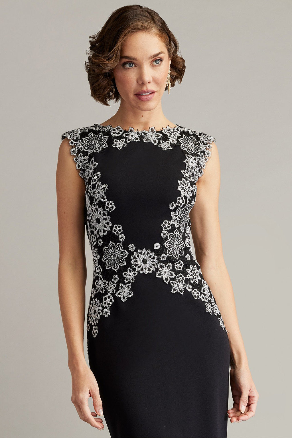 Kiran Floral Embroidered Cocktail Dress