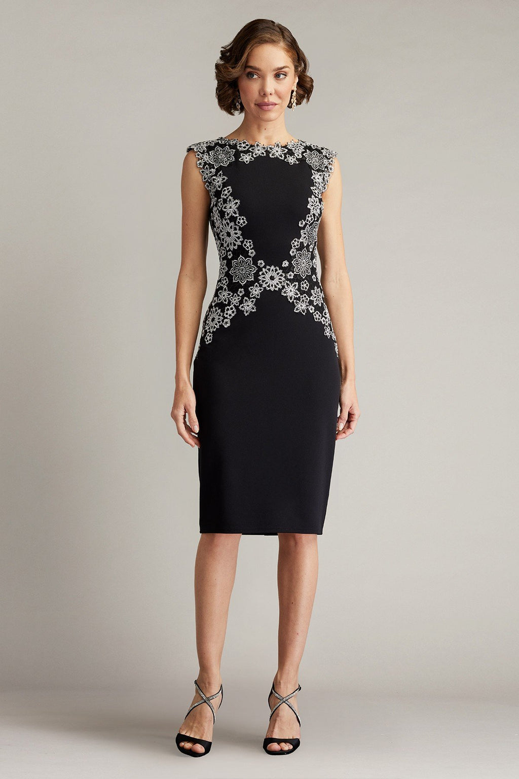 Kiran Floral Embroidered Cocktail Dress