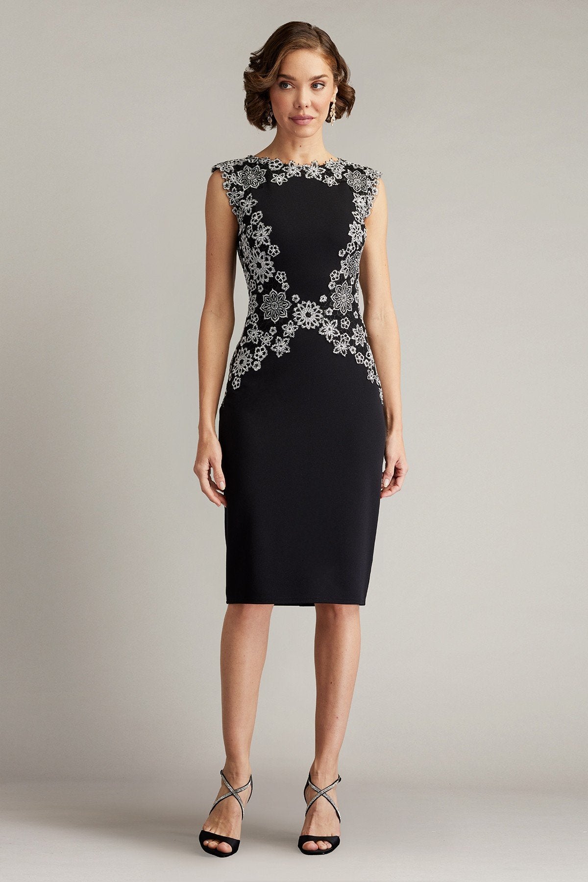 Kiran Floral Embroidered Cocktail Dress
