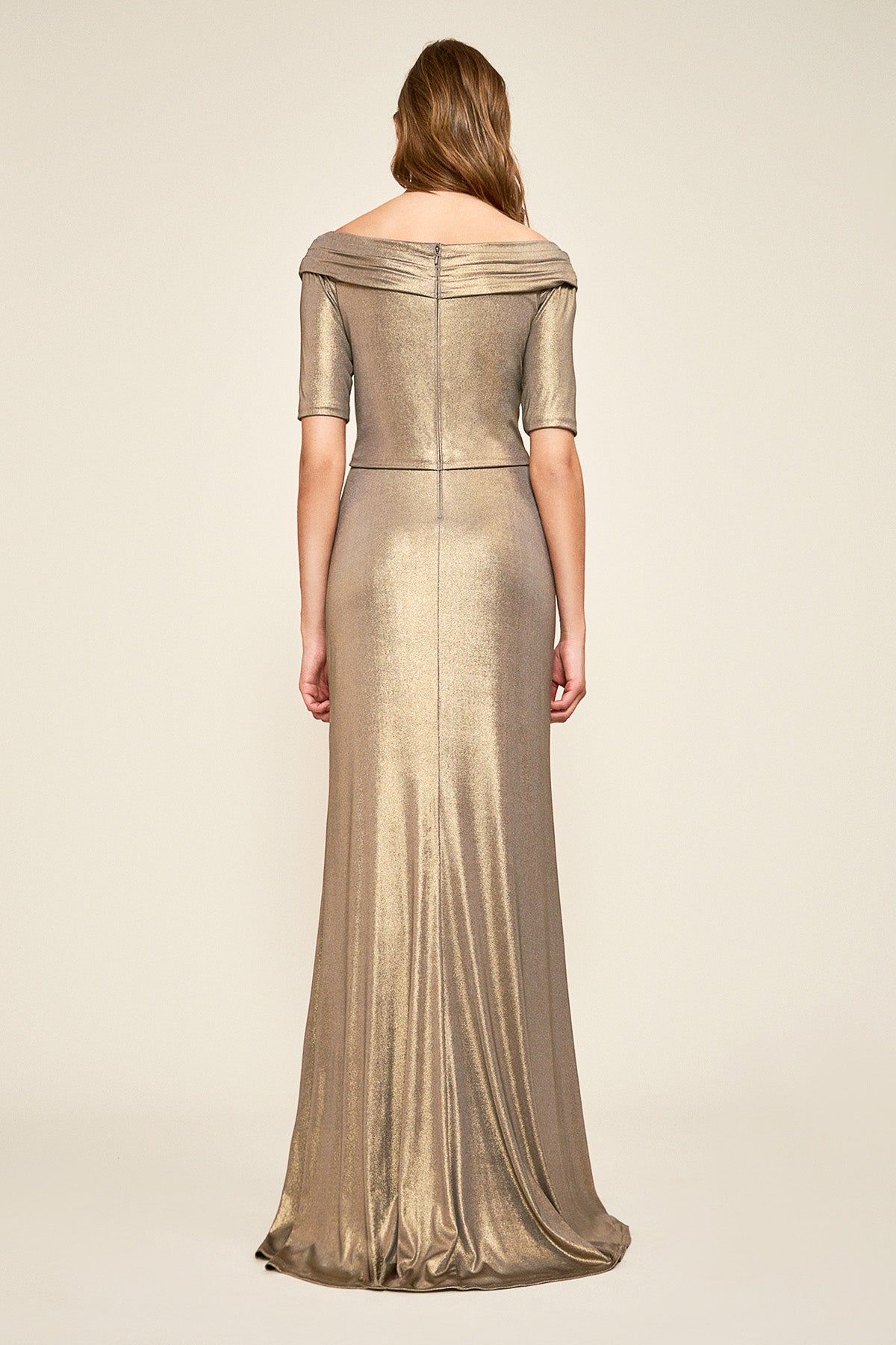 Tadashi Shoji - Gigi Metallic Gown