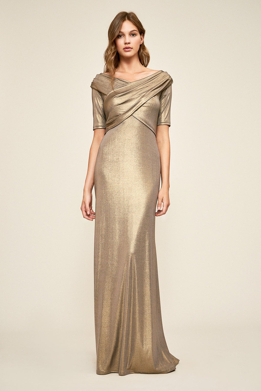 Tadashi Shoji - Gigi Metallic Gown