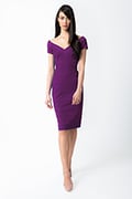 Off Shoulder Dress in Begonia