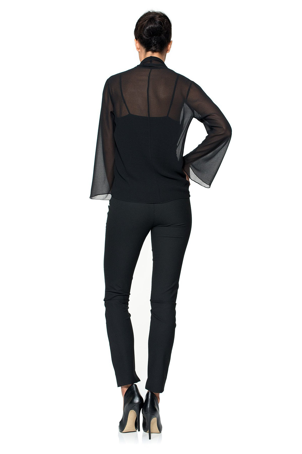 Tadashi Shoji - Georgette Tie-Front Evening Wrap