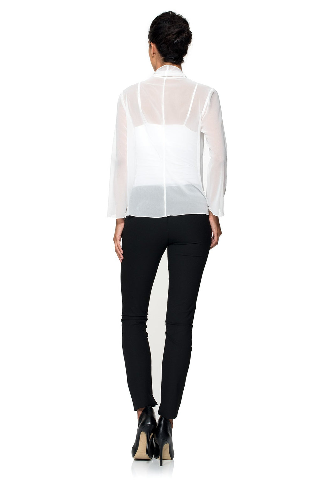 Tadashi Shoji - Georgette Tie-Front Evening Wrap