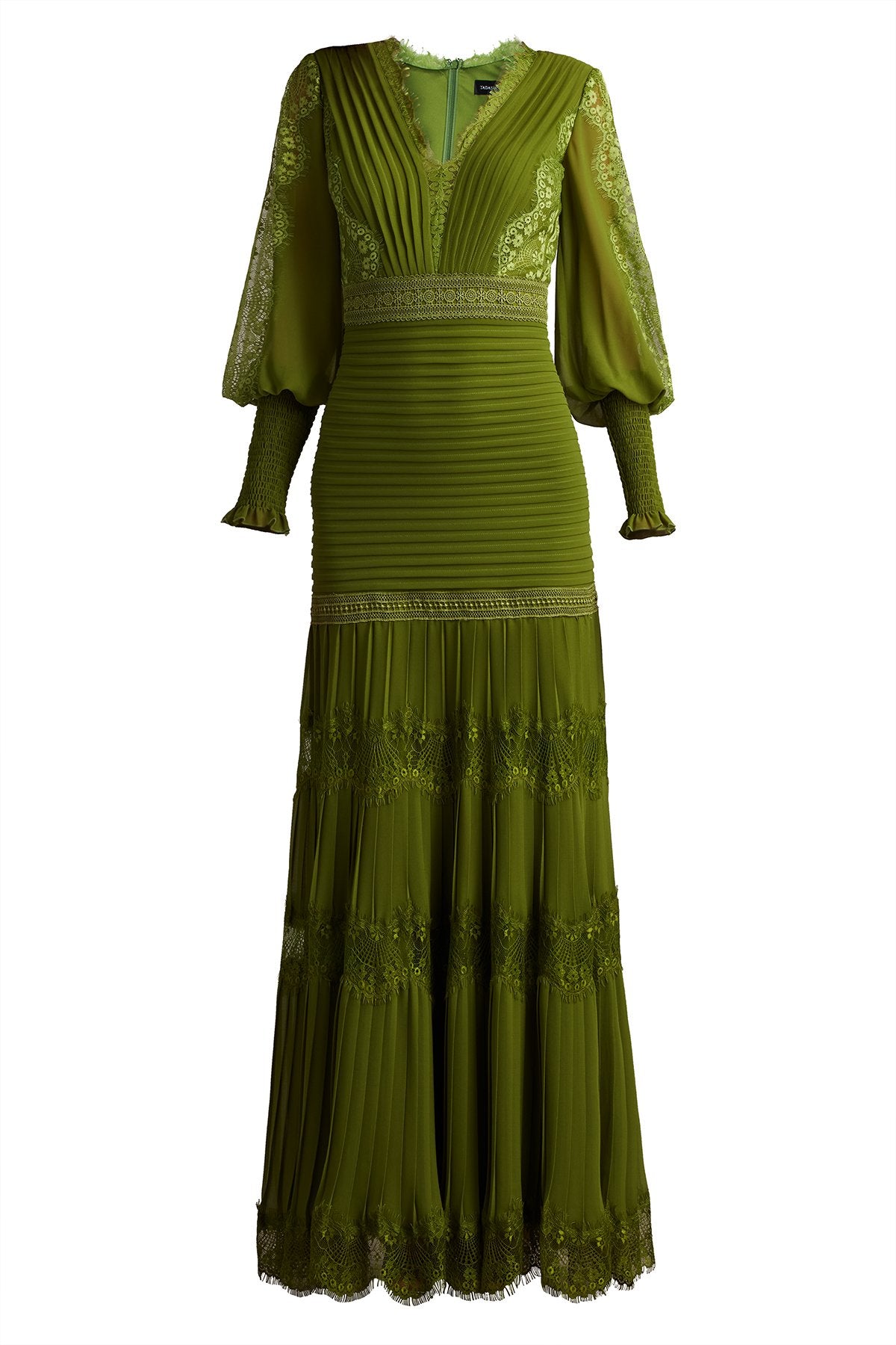 Nyssa Bishop Sleeve Gown IVY – Tadashi Shoji Official Online Boutique