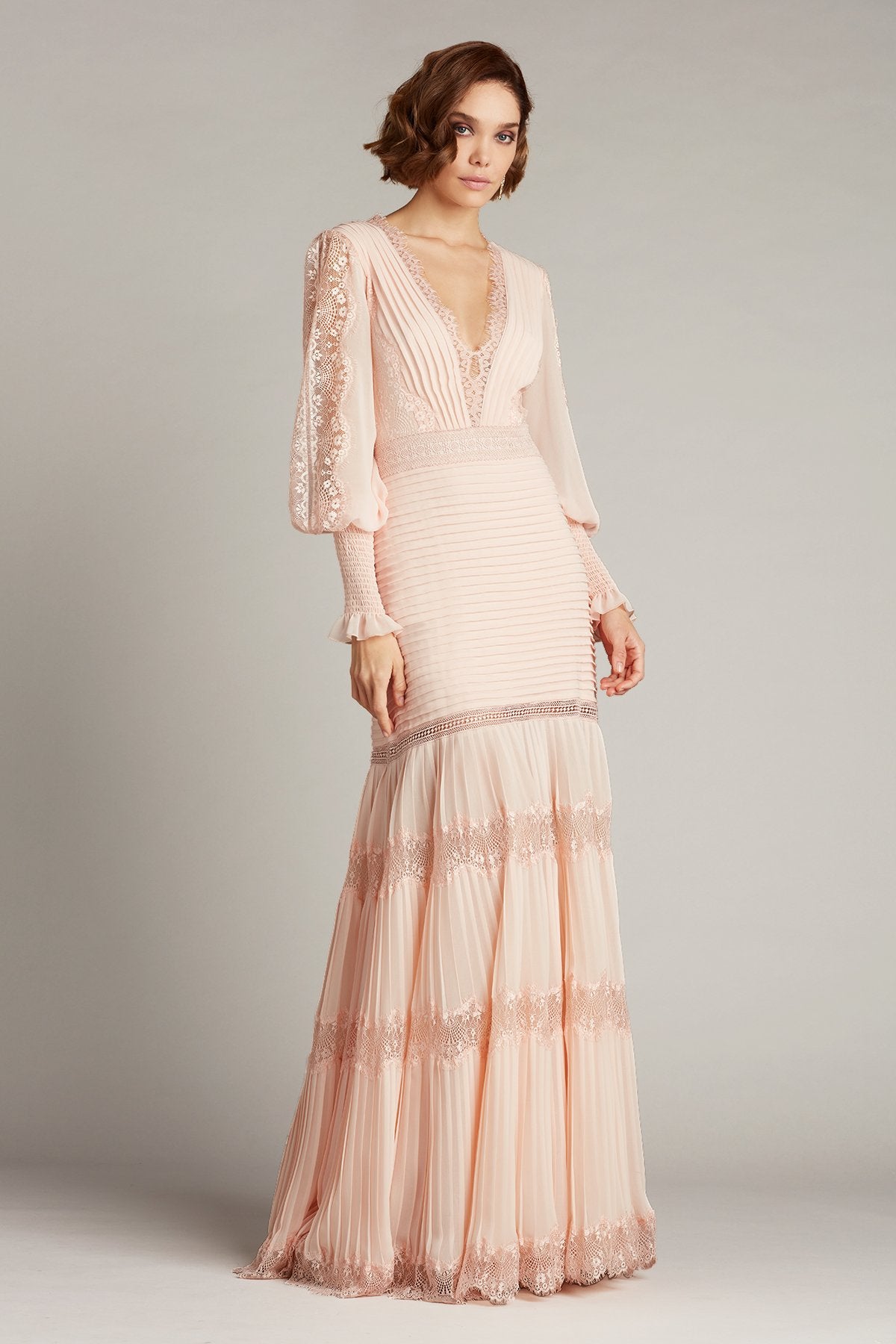 Nyssa Bishop Sleeve Gown