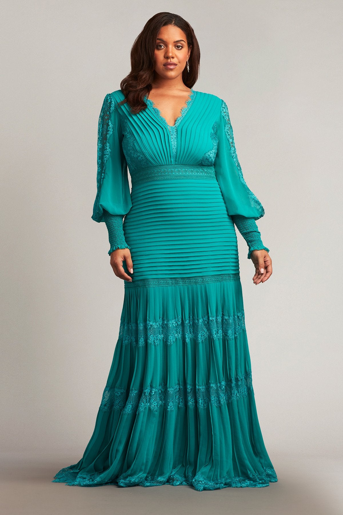 Nyssa Bishop Sleeeve Gown - PLUS SIZE