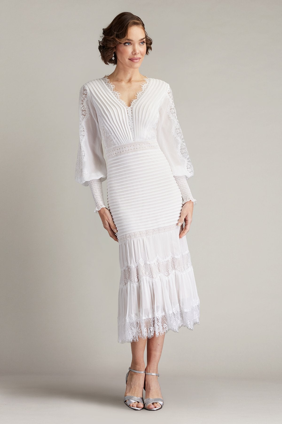 Nyssa Bishop Sleeve Dress – Tadashi Shoji Official Online Boutique Nyssa Bishop Sleeve Dress – Tadashi Shoji Official Online Boutique