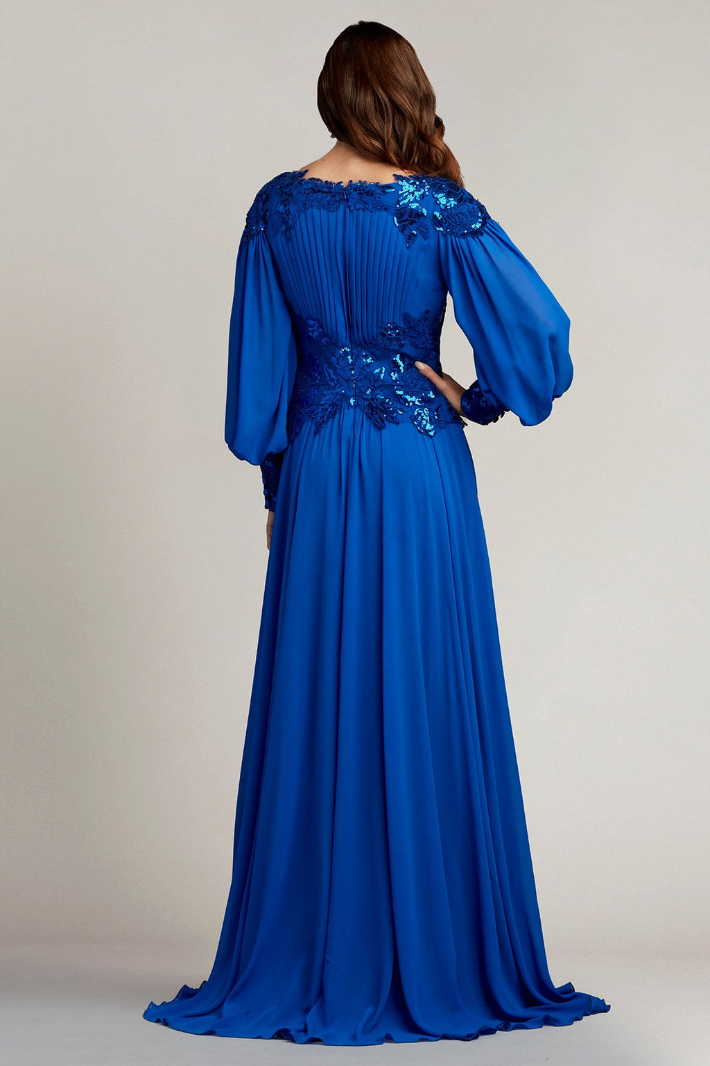 Tillet Embellished Bishop Sleeve Gown