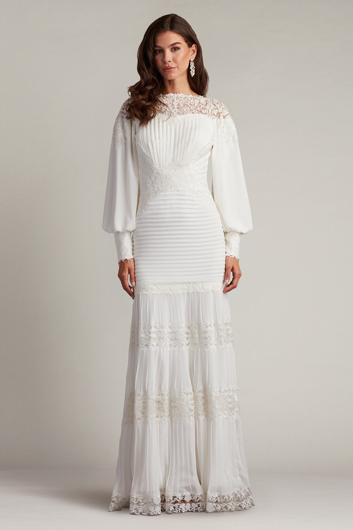 Silverado Blouson Sleeve Gown