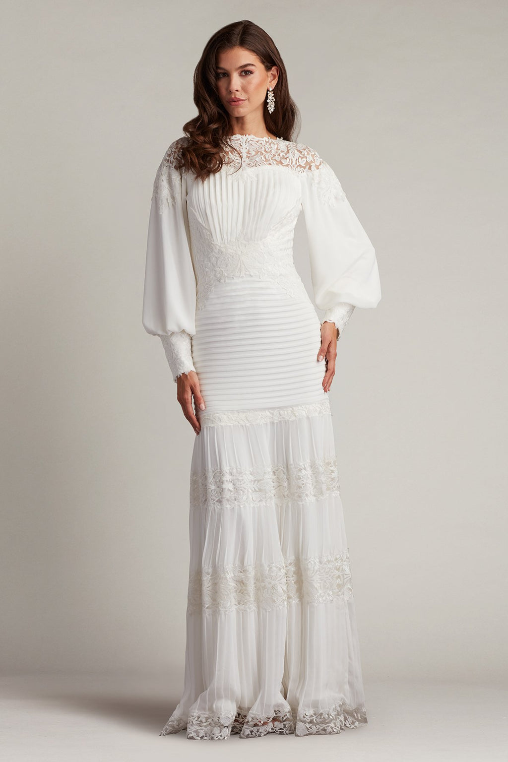 Silverado Blouson Sleeve Gown