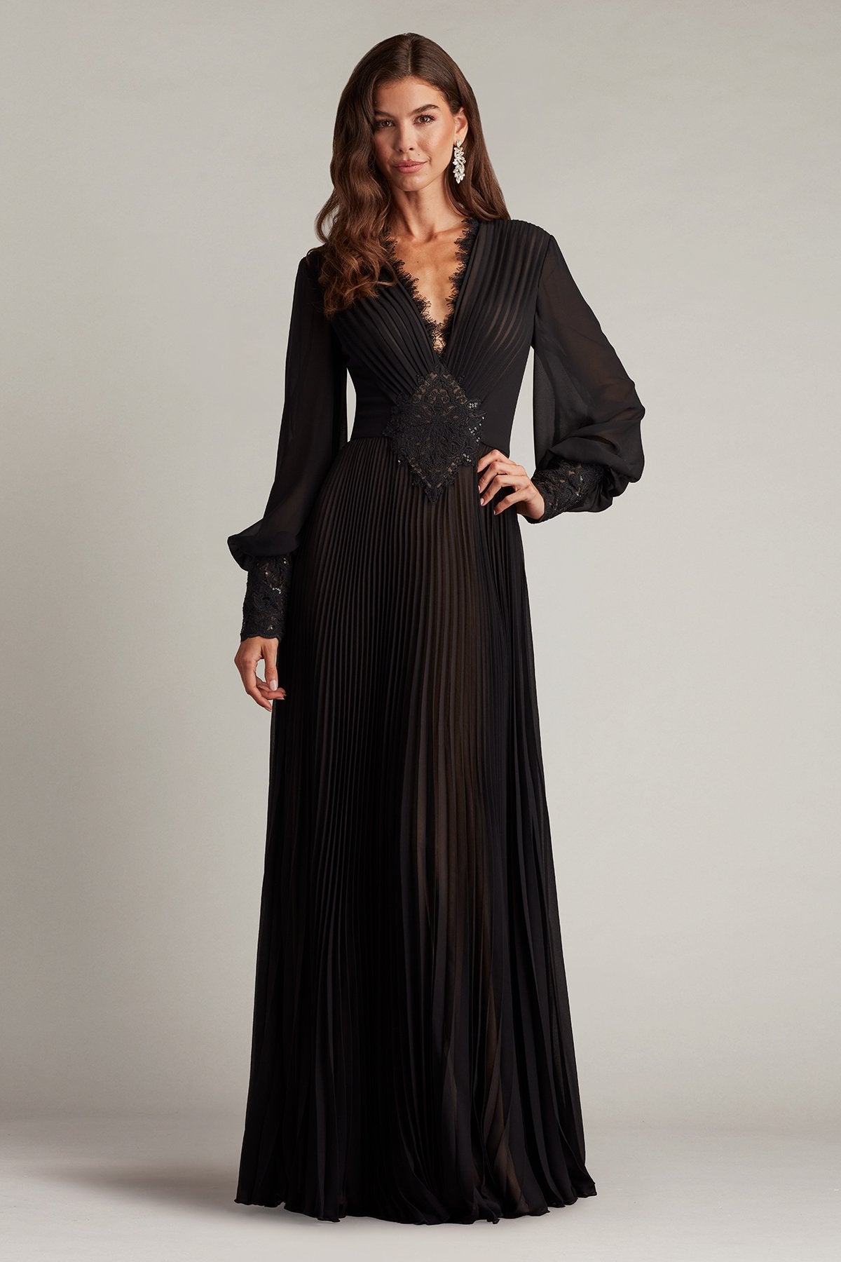 Fellows Blouson Sleeve Gown – Tadashi Shoji Official Online Boutique