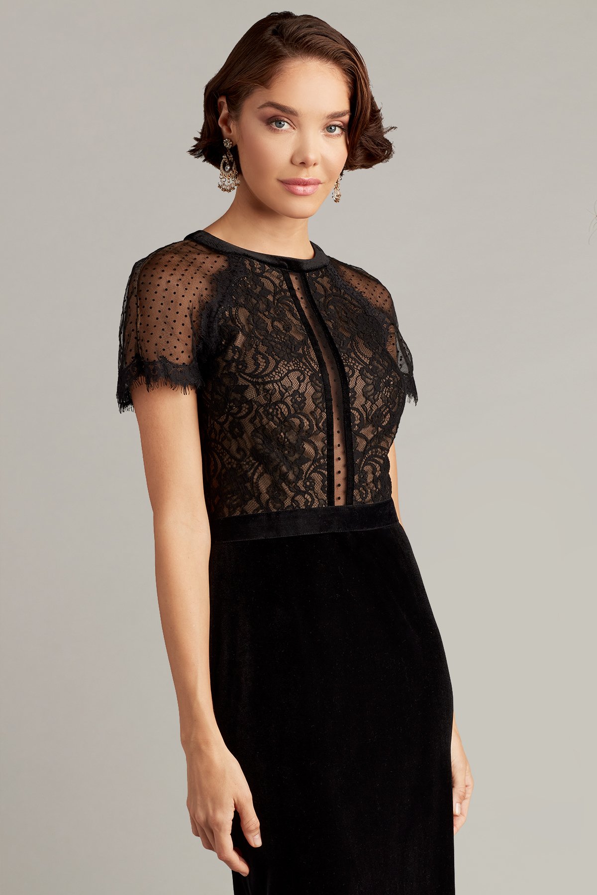 Turri Velvet Dress | Tadashi Shoji