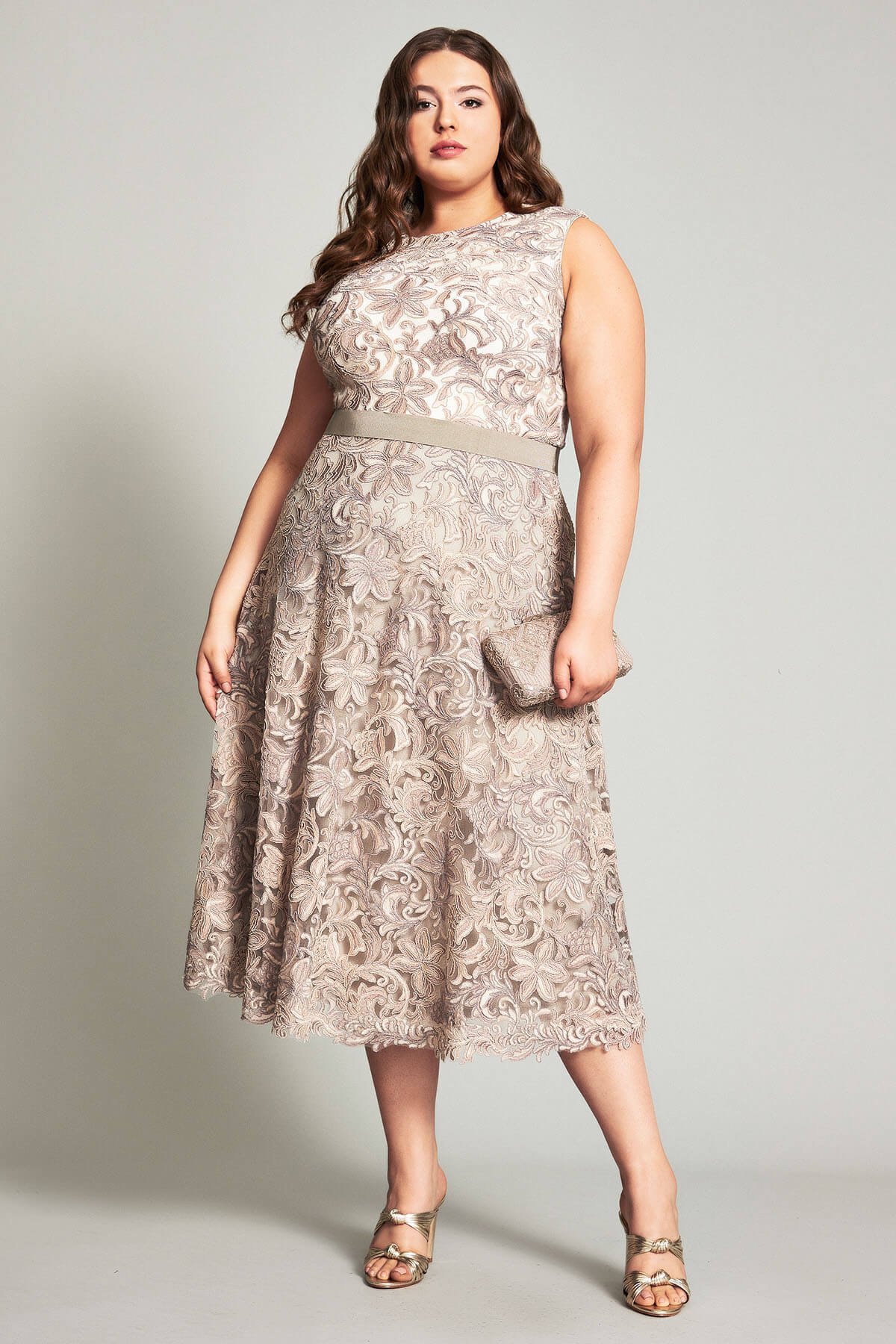 Stroker Metallic A Line Dress PLUS SIZE