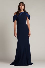 【Tadashi Shoji】気品漂うレースのClea Gown Bode Sequin Embroidered Lace and Tulle Gown | Tadashi Shoji