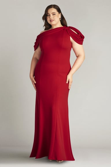 Copley Shoulder Drape Gown - PLUS SIZE