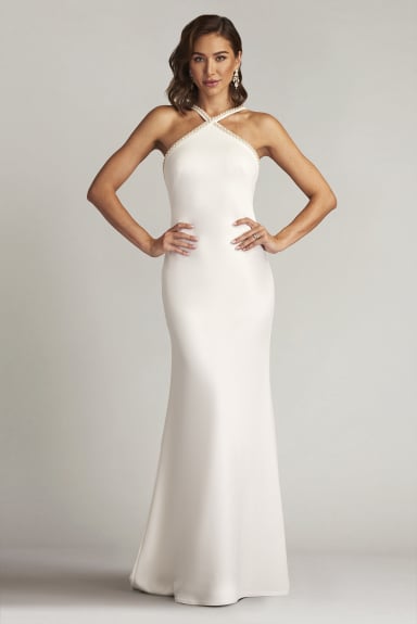Bates Twist-Front Gown | Tadashi Shoji