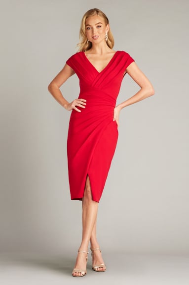 Emery Floral Jacquard Dress | Tadashi Shoji