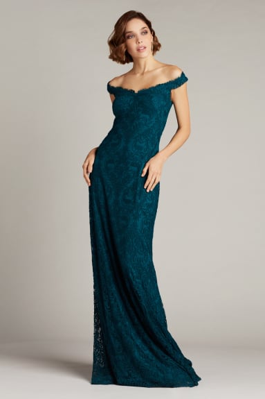 Inizio Shawl Collar Gown