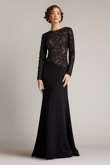 Weldon Draped Half Bow Gown | SHO