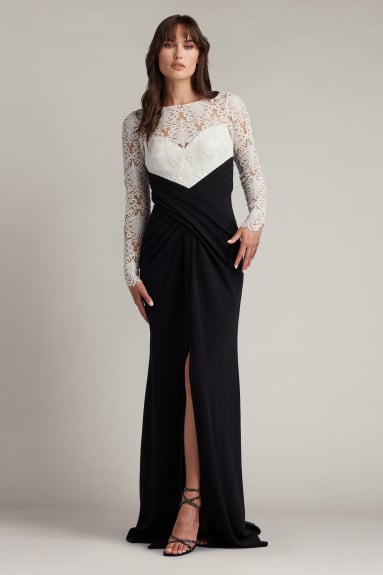 Betton Contrast Illusion Gown