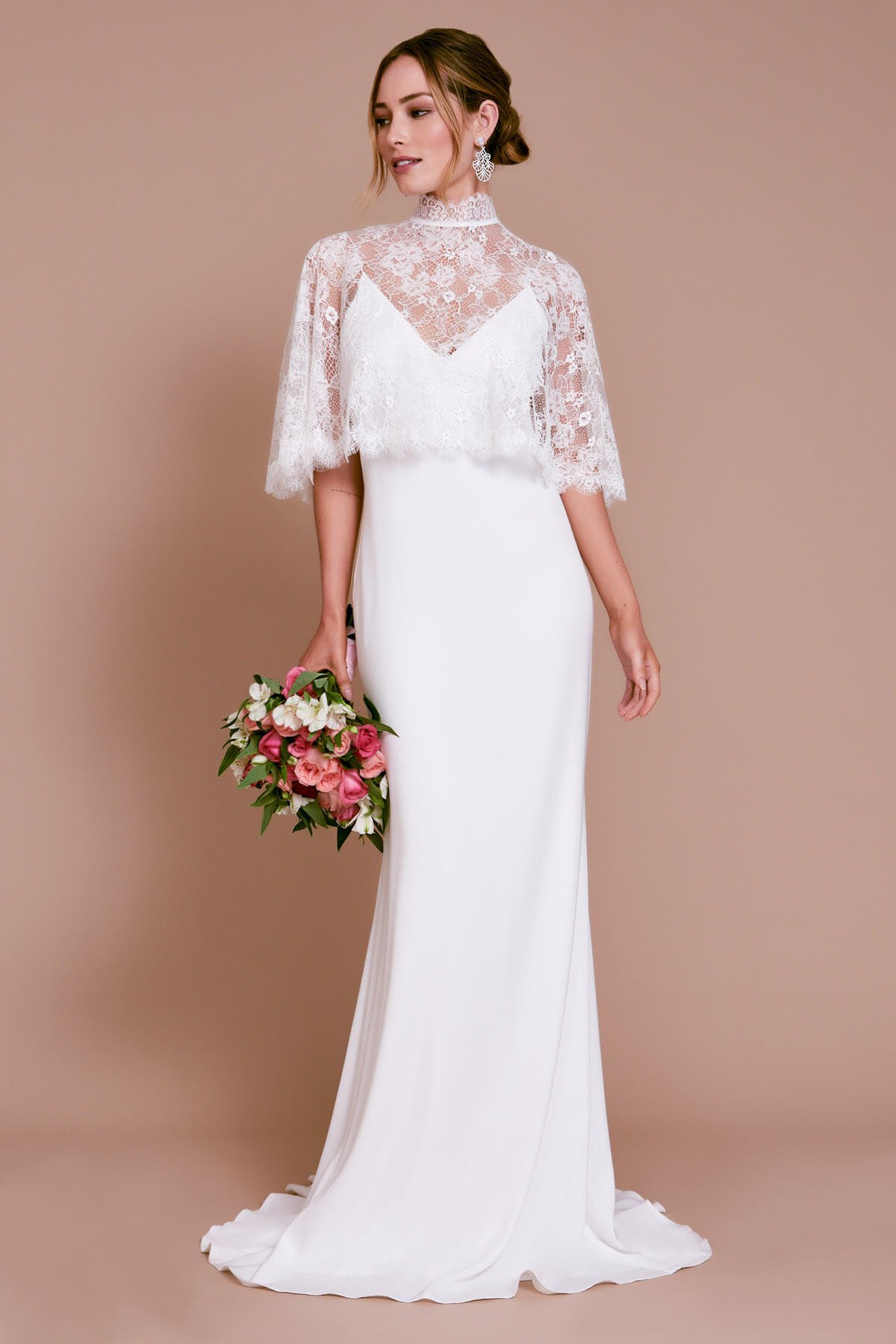 Tadashi Shoji - Snow Slip Gown