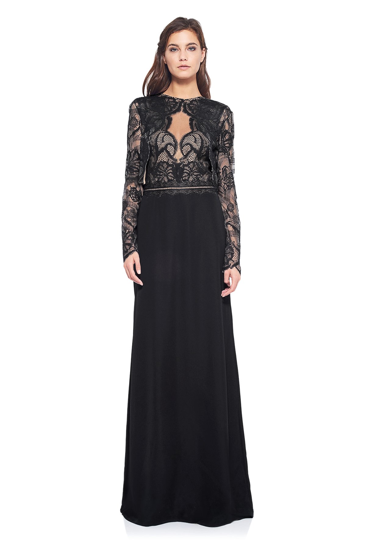 choco　AMERI LACE DECOLLETE DRESS Ameri（アメリ）の「DECOLLETE LACE EMPIRE DRESS（ワンピース