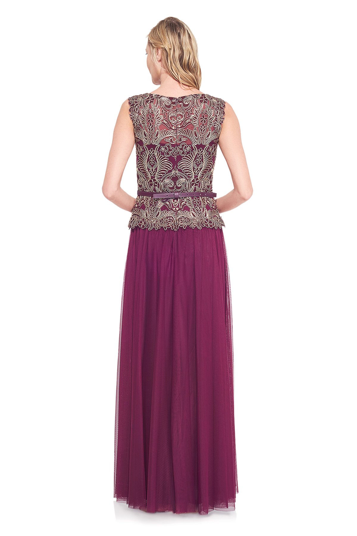 Maxi dress, purple dress 992