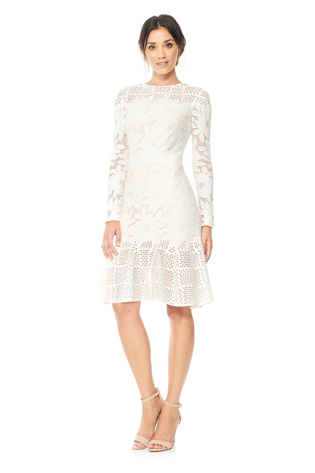 Tadashi shoji white 2025 dress